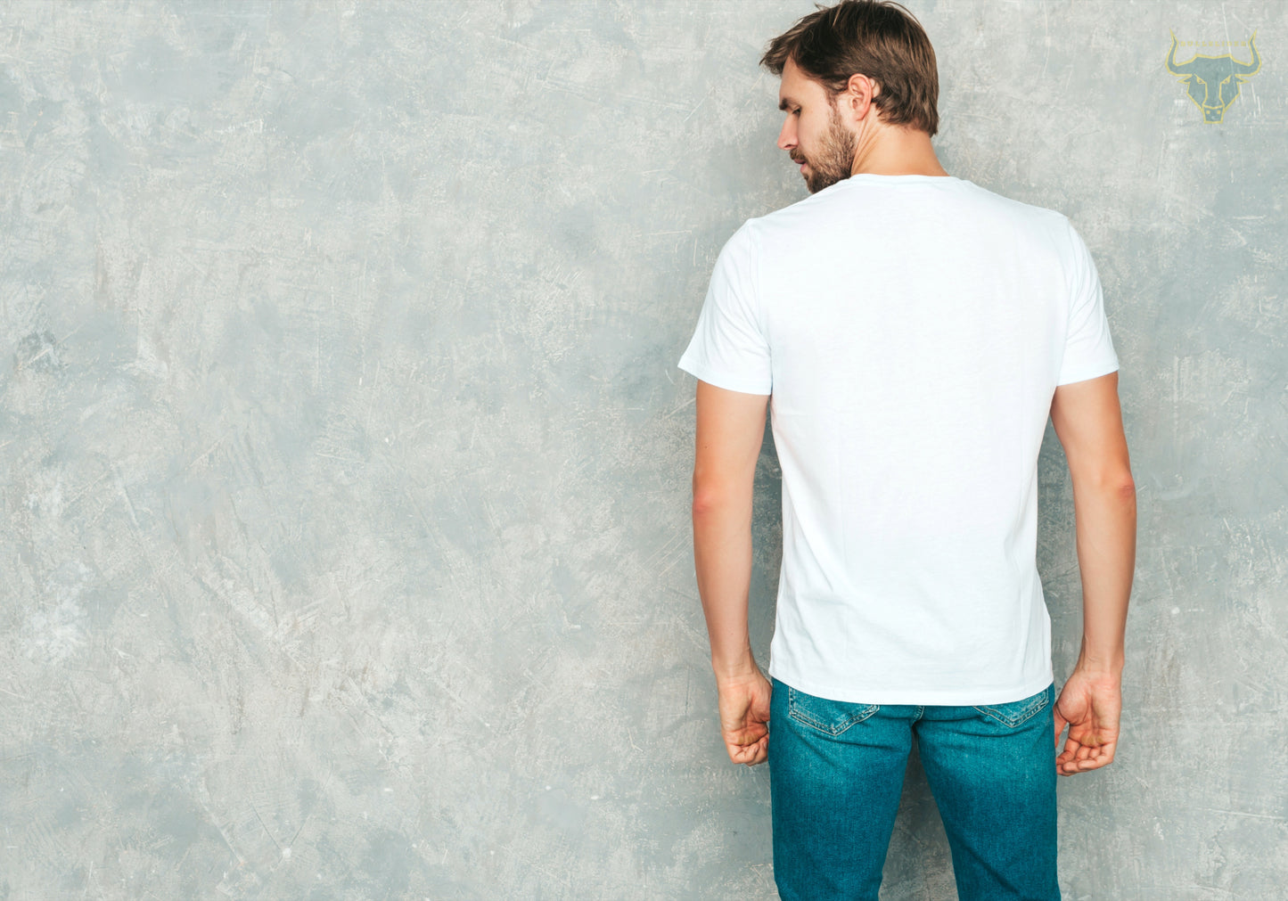 Men's White Plain T-shirt